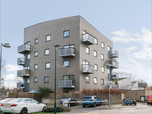 Packington Estate residential block, where Kilmurray carried out cladding remediation for Rydon